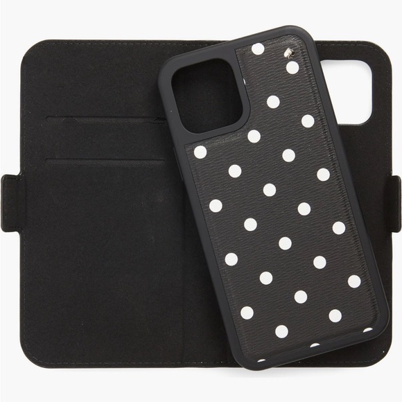 NEW Kate Spade New York Disney Minnie Mouse Magnetic Folio Iphone 12 Mini Case - Picture 5 of 7